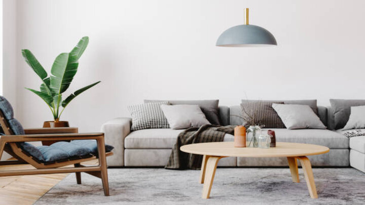 Minimalistic living room style
